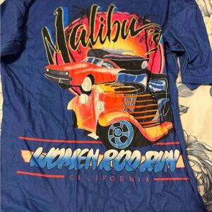 SHEIN Blue California Graphic Tee